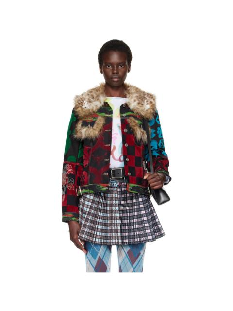 Chopova Lowena Multicolor Patchwork Denim Jacket
