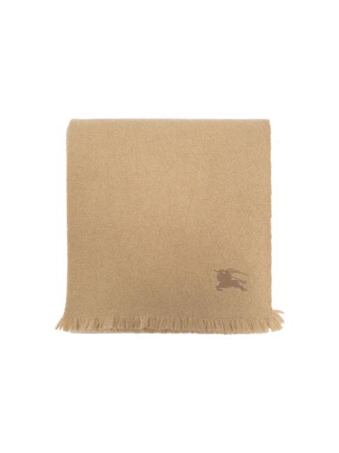 Burberry Equestrian Knight-embroidered scarf