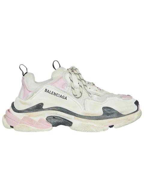 Balenciaga Triple S White Pink (Pre-Distressed) (Women's)
