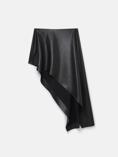 Satin Asymmetric Skirt