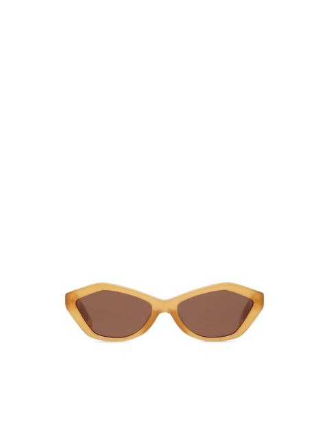 JACQUEMUS Bambino geometric-frame sunglasses