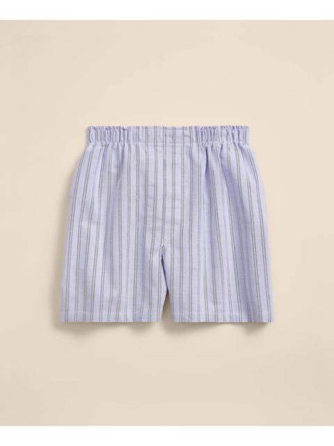 Brooks Brothers Cotton Oxford Stripe Boxers