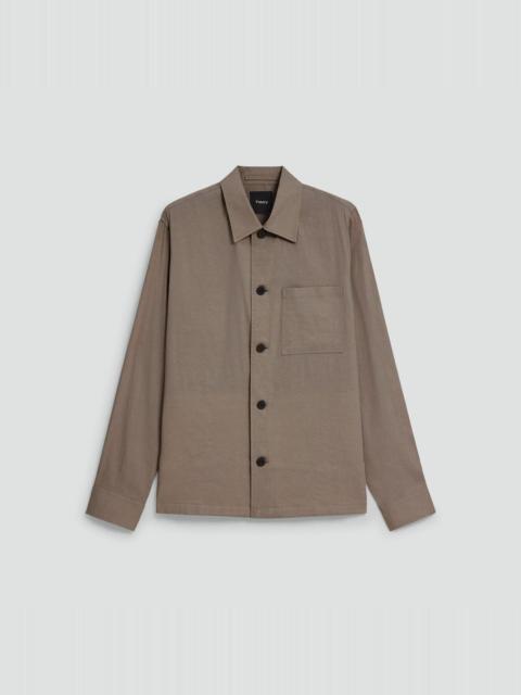 Theory Overshirt in Good Linen