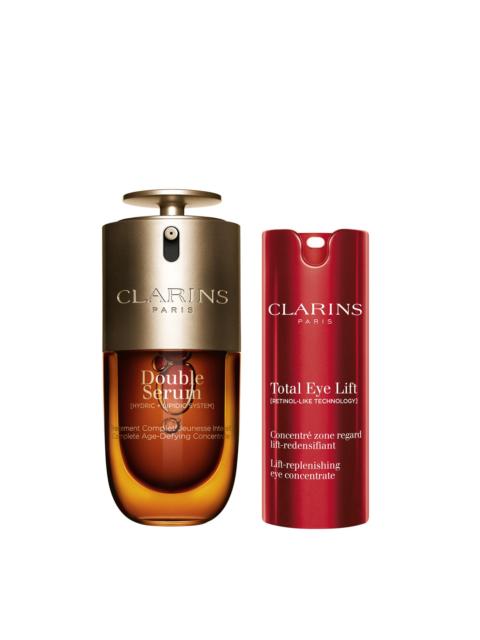 CLARINS Double Serum + NEW Total Eye Lift Duo | Best-Selling Anti-Aging Routine | Featuring NEW Total Eyelif