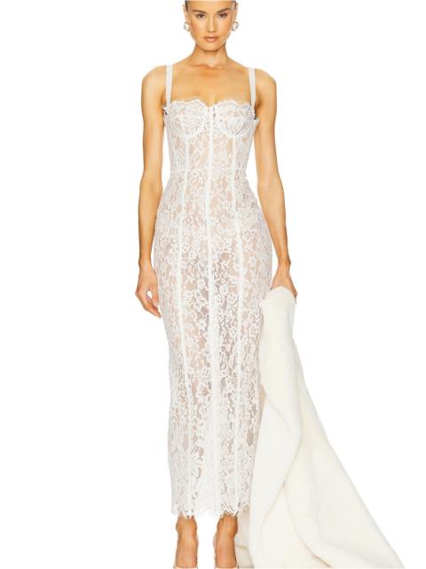 HELSA The Lace Column Dress