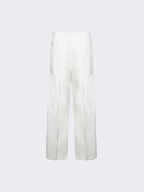 Jil Sander Trousers White