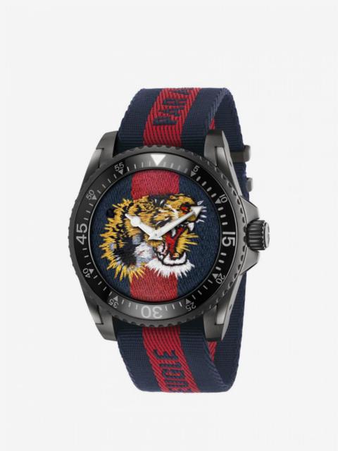 Le Marché des Merveilles watch 38mm case and Web Angry Cat pattern
