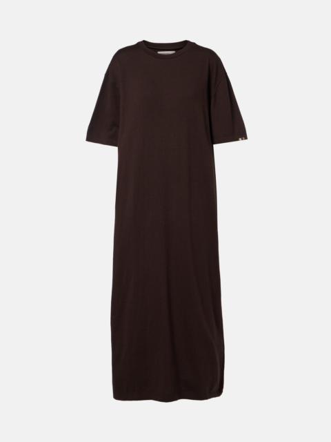 extreme cashmere N°321 Kris cotton and cashmere maxi dress