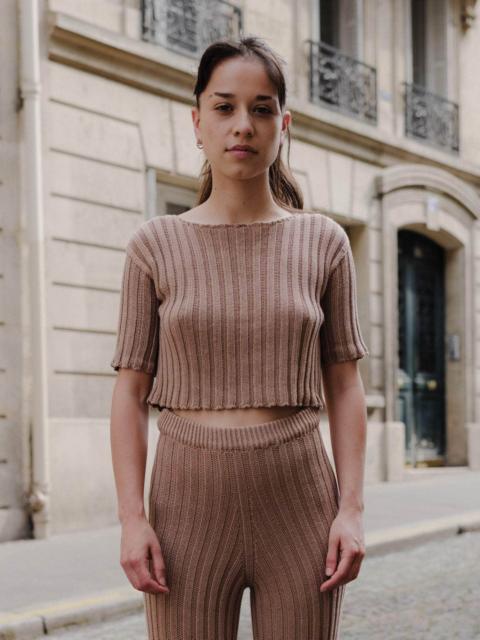 BASERANGE Macau Tee Shirt - Organic Cotton Rib