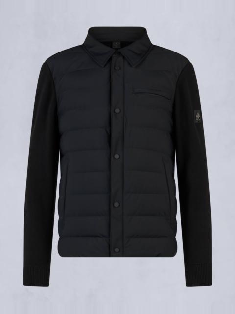 MOOSE KNUCKLES MARBLE HYBRID SHIRT JACKET
