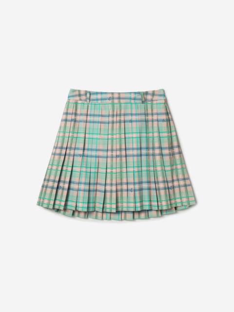 Maison Kitsuné Women Check Skirt