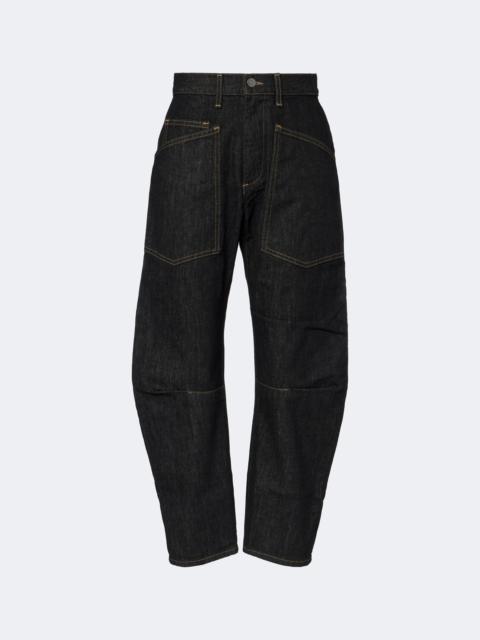 NILI LOTAN Shon barrel-leg jeans