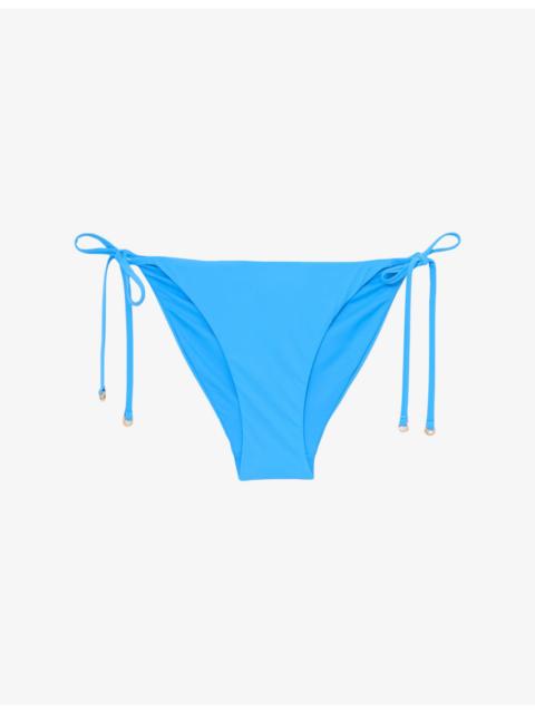 REISS Riah Side-Tie Stretch-Woven Bikini Bottoms