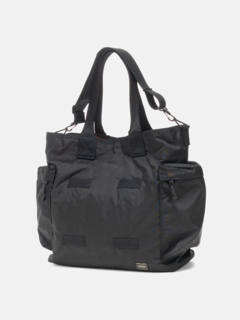 PORTER Force 2Way Tote Bag Black