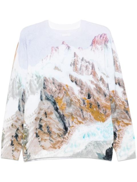 Vans printed knit sweater