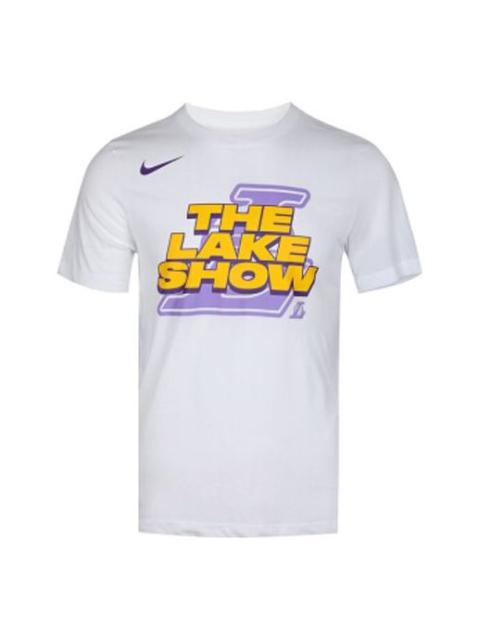Nike Men's Nike Lakers Short Sleeve White T-Shirt AT0813-100