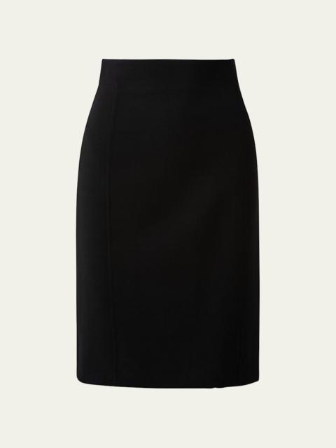 AKRIS Wool-Blend Knee-Length Pencil Skirt