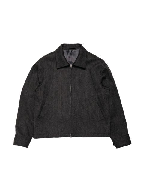 mfpen Mail Jacket Brown Melange Stripe