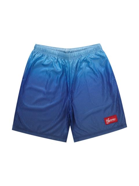 Supreme Supreme Gradient Mesh Stripe Short Royal