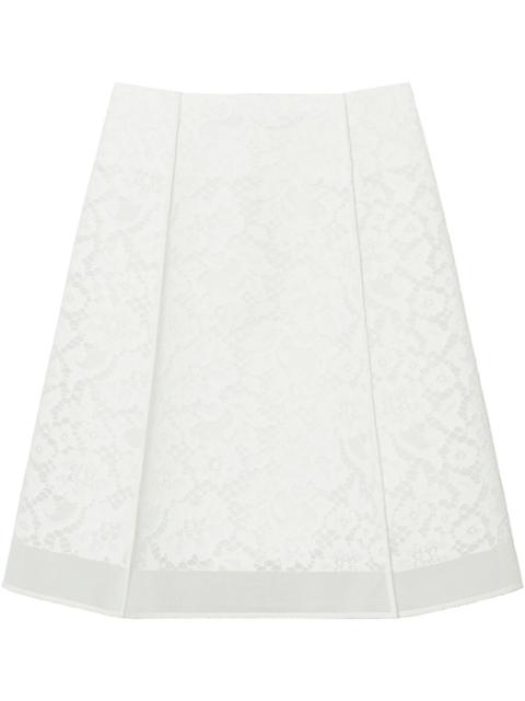 TORY BURCH corded lace skirt