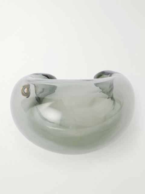 Alaïa Glass cuff Storm blue