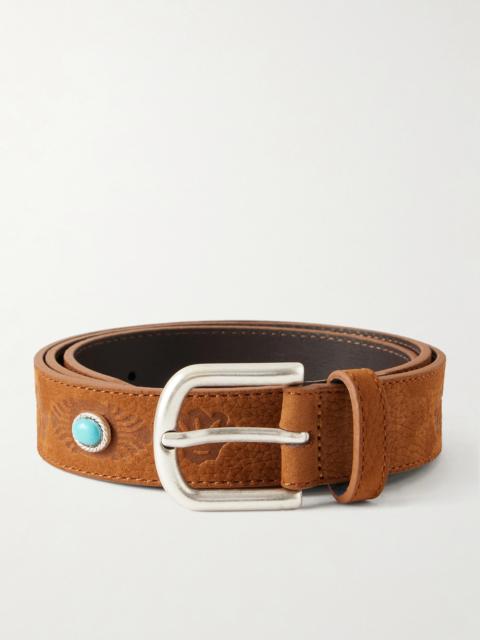 A KIND OF GUISE 3cm Kanua Embellished Nubuck Belt