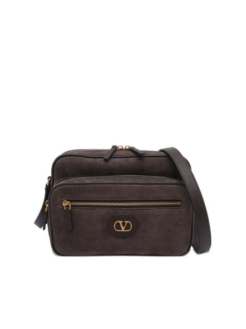 Valentino Antibes logo zipped shoulder bag