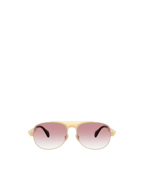 VERSACE Medusa pilot-frame sunglasses