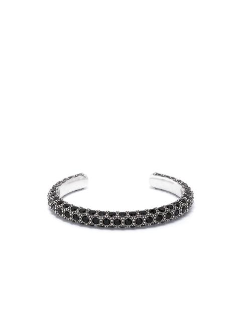 crystal-embellished cuff bracelet