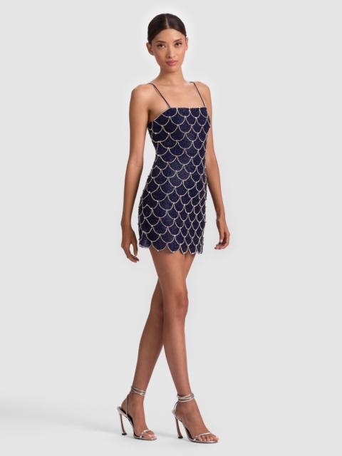 Alice + Olivia NINA EMBELLISHED MINI DRESS