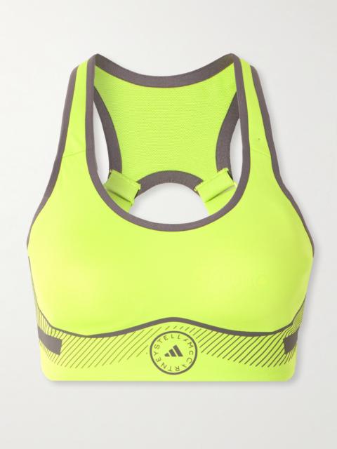 adidas Truepace Neon Stretch Recycled Sports Bra
