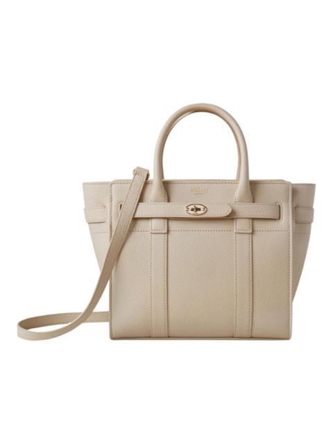 Mulberry Mini Zipped Bayswater Small Classic Grain