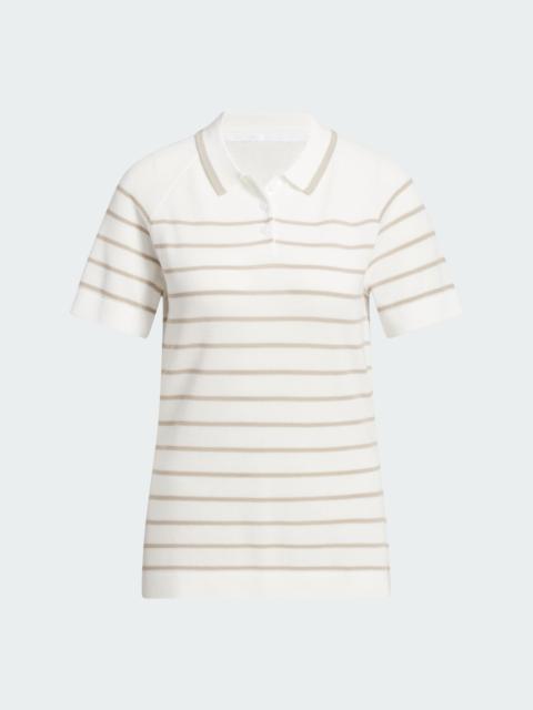 adidas ULTIMATE365+ STRIPE KNIT POLO Shirt