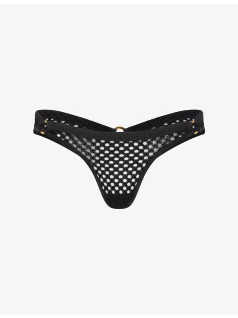 Agent Provocateur Bubbles Fishnet Thong