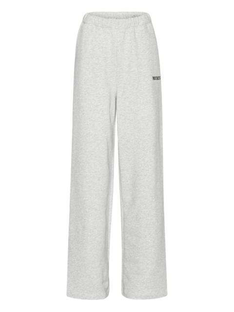 ROTATE logo-embroidered track pants