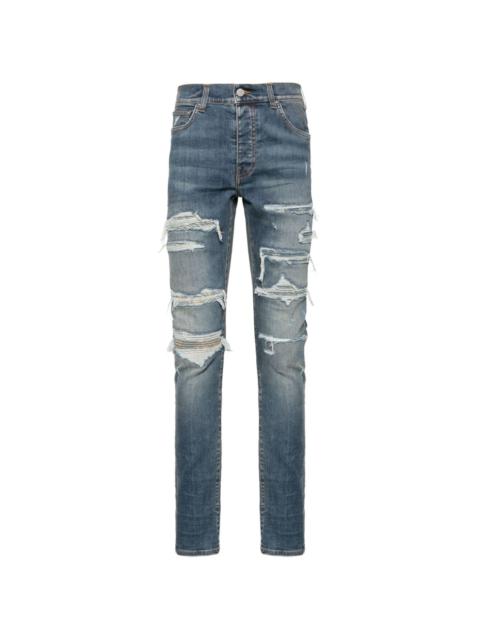 mid-rise skinny jeans