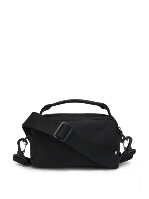 HUGO REPORTER BAG WITH BLUE LOGO LABEL