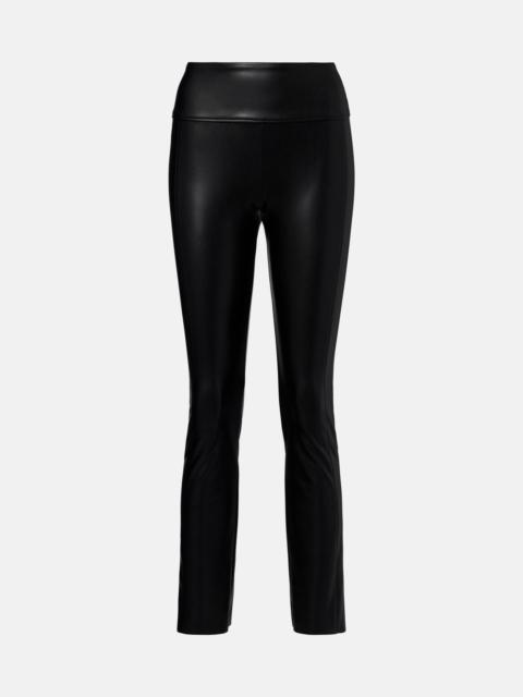 Wolford Edie coated cropped slim pants