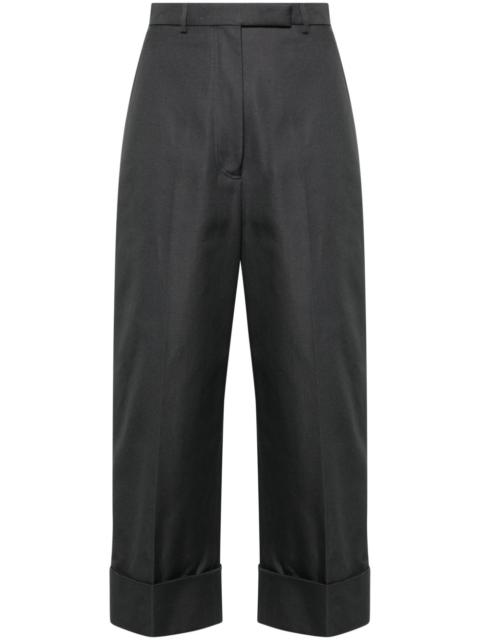 Thom Browne high-waisted canvas trousers