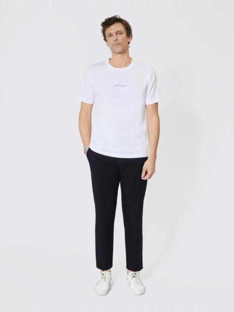 The Kooples T-SHIRT WITH WHITE CUT-OUT LOGO
