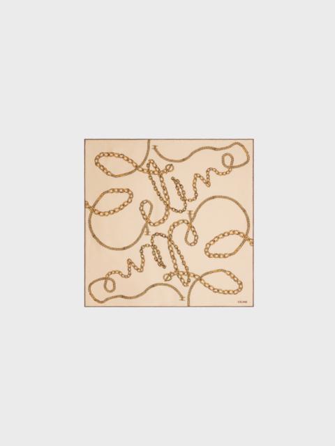 CELINE bandana in silk twill