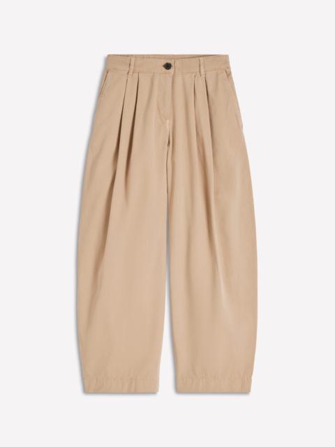BODEN Pleat Barrel Leg Pants-Stone