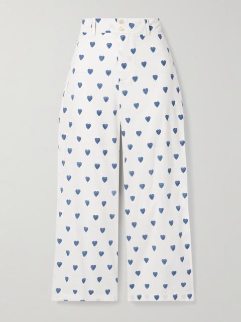 ALIX OF BOHEMIA Scout Printed Cotton Straight-leg Pants