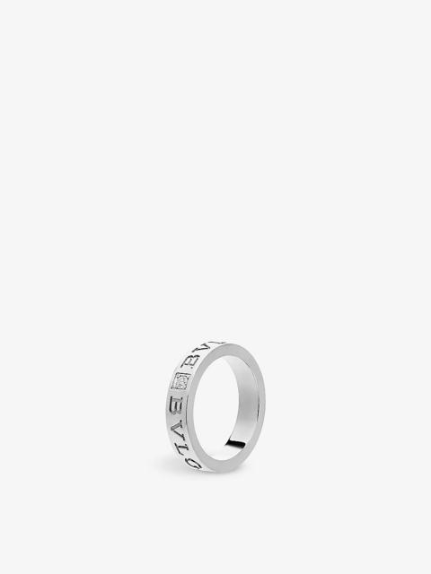 B.zero1 18ct white-gold ring