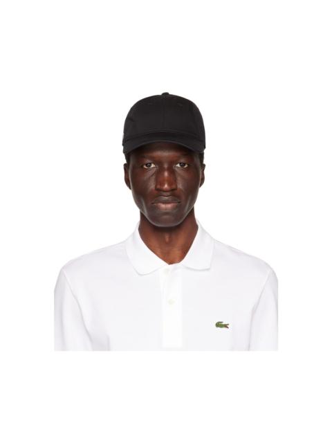 LACOSTE Black Organic Cotton Cap