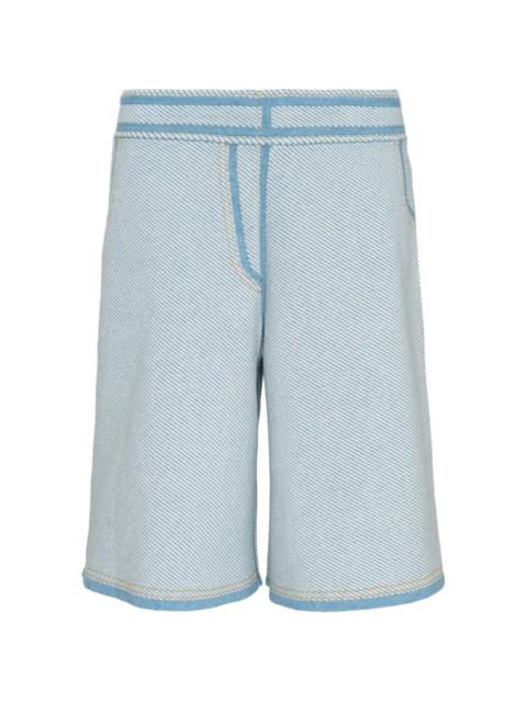 3.1 Phillip Lim denim-print shorts
