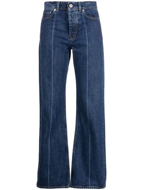 Our Legacy crease-detail bootcut jeans