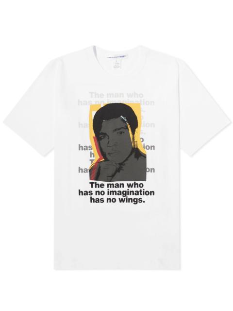 Comme des Garçons SHIRT x Andy Warhol Muhammad Ali T-Shirt