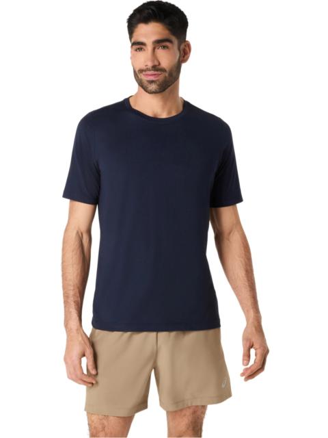 Asics MEN'S SHORT SLEEVE HTHR TECH TOP
