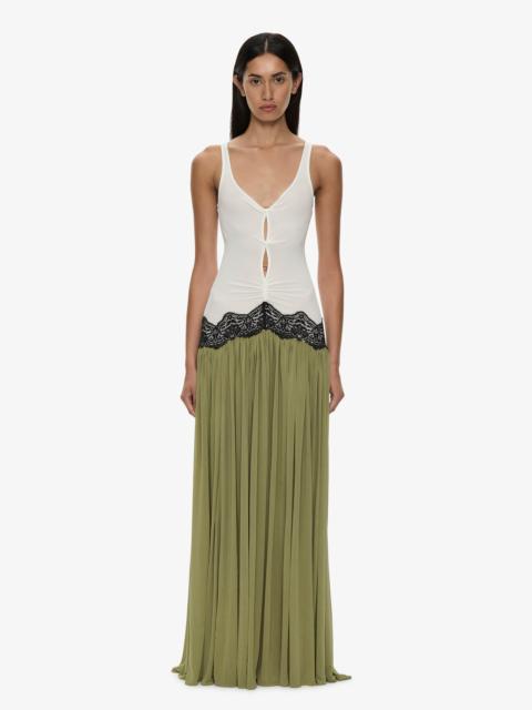CHRISTOPHER ESBER Open Twist Verner Lace Tank Dress